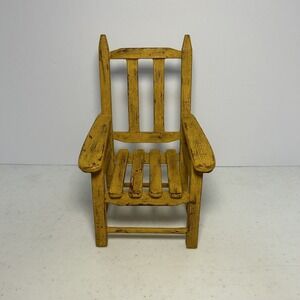 Dollhouse Miniature Wooden Kitchen Chair Furniture